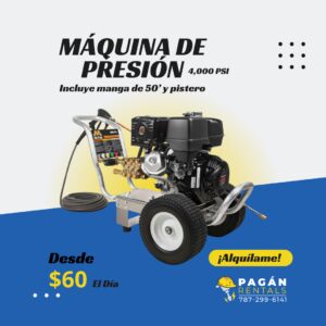 Máquina de Lavado a Presión